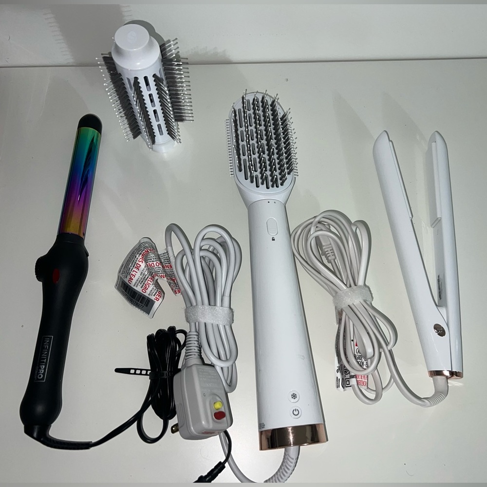 Bundle of T3 straightener/round brush/Conair curler